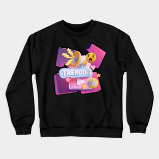 Social Media Influencer Trending Crewneck Sweatshirt